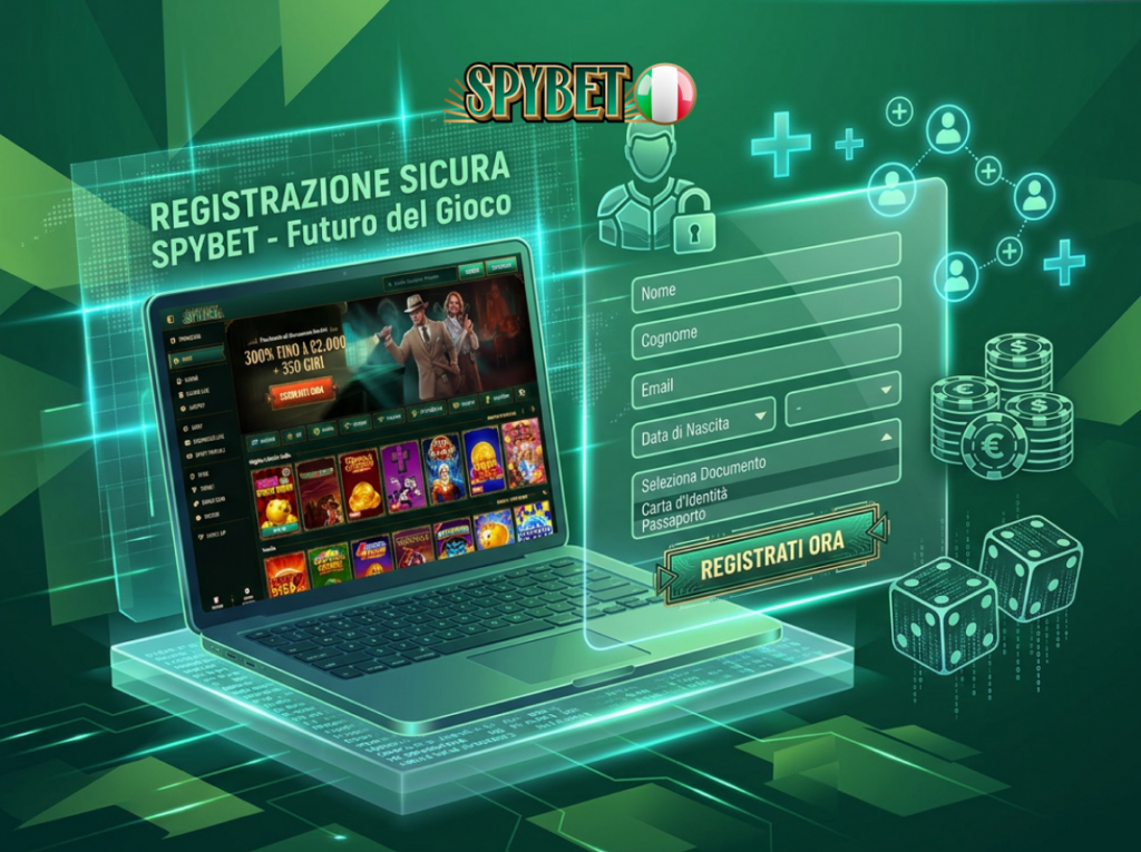 La registrazione al casinò Spybet è semplice e veloce