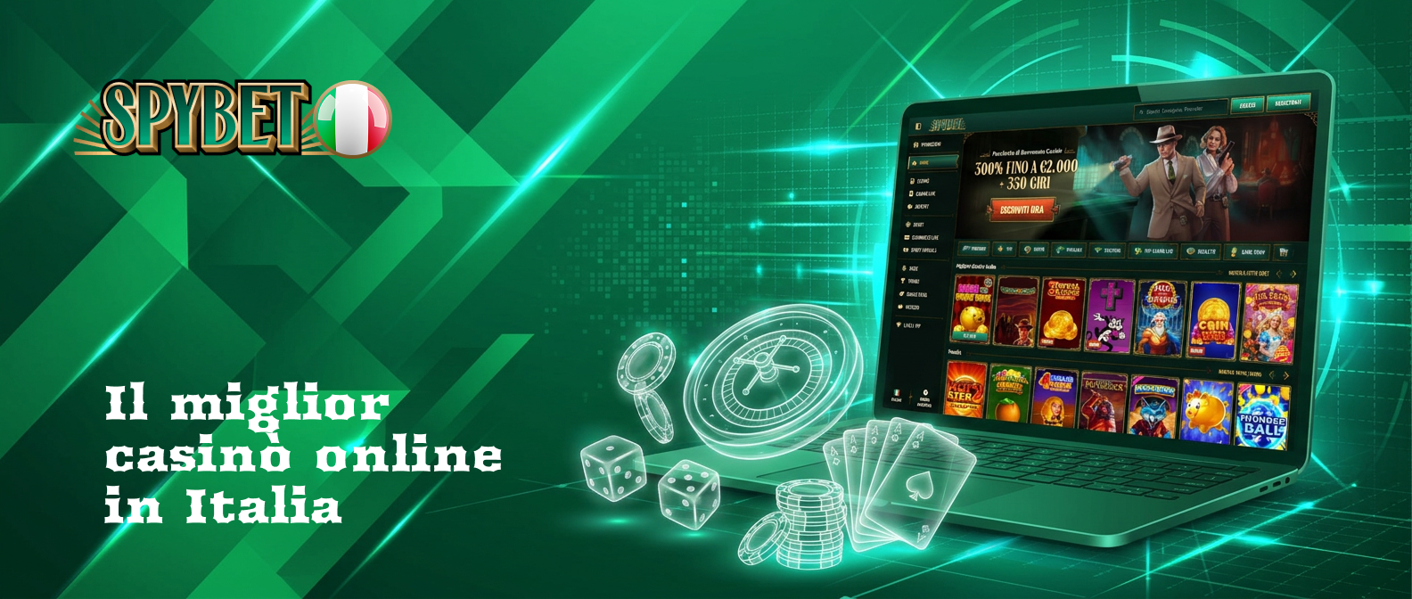 Il miglior casinò online in Italia è Spybet